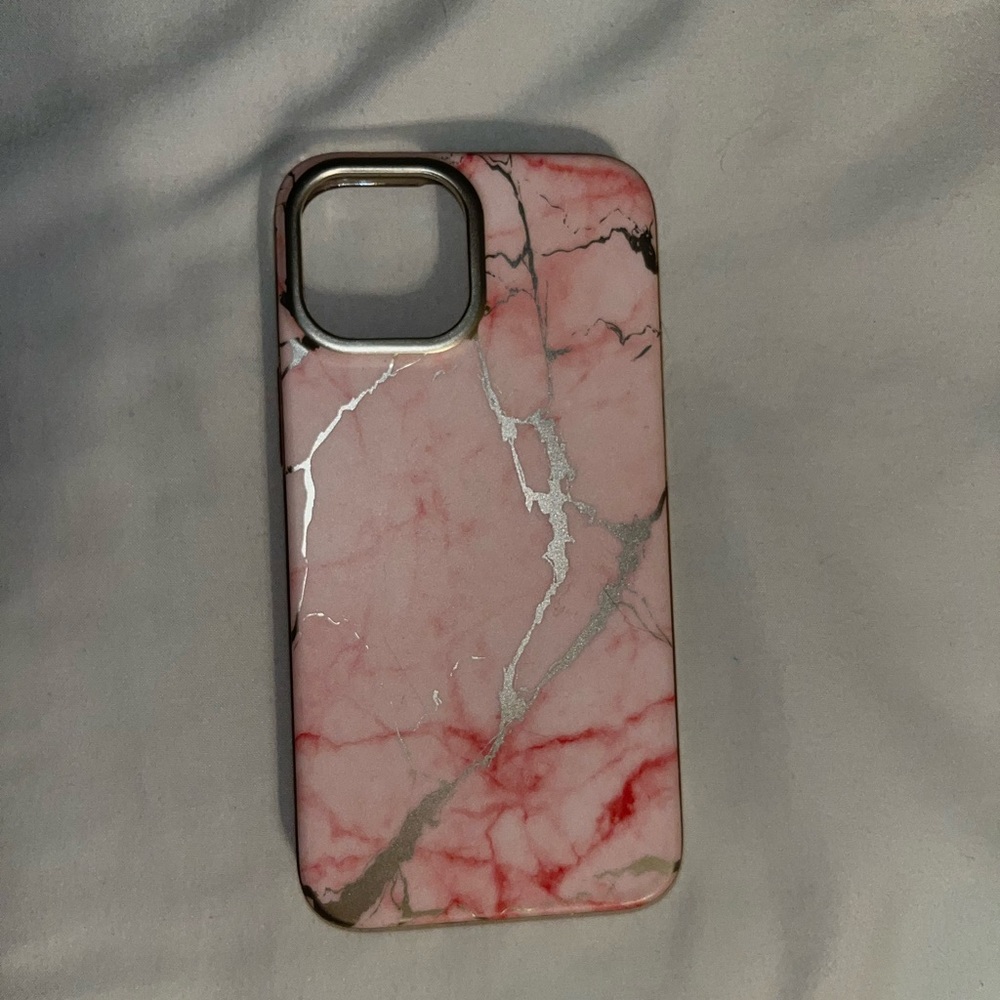 Pink Marble iPhone 13 Mini Case